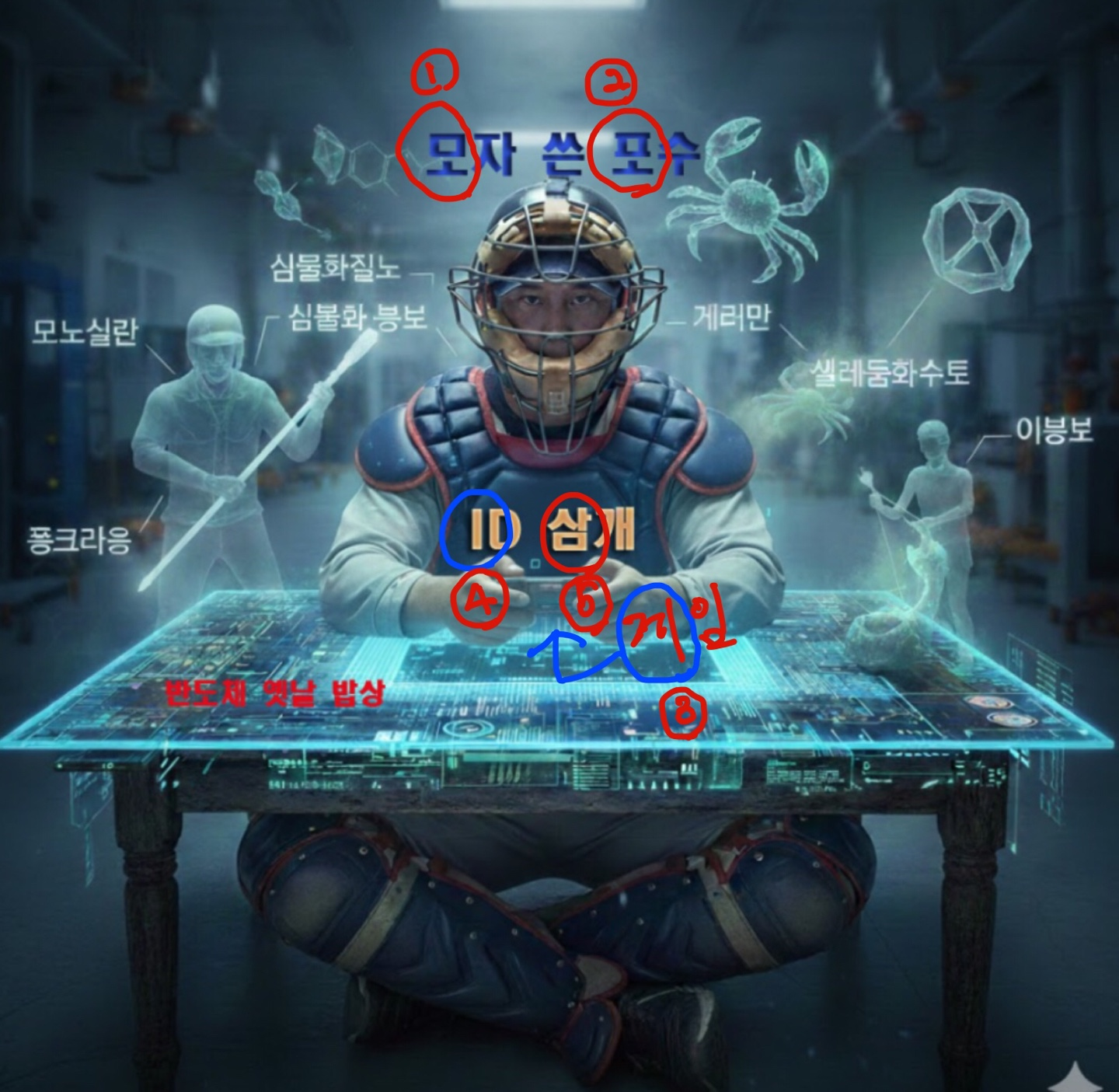 [가스기사실기 암기법] 특수고압가스 7종, 기괴한 ‘반도체 밥상’으로 끝내기!